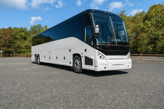 Charter Bus Rental North Little Rock 56 Passenger Charter Bus